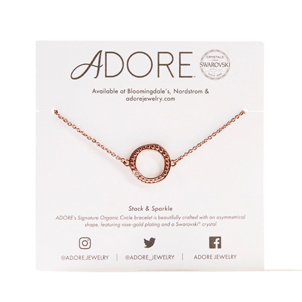 Adore - Swarovski Crystal Rose Gold Bracelet